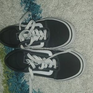 Kids black Vans
